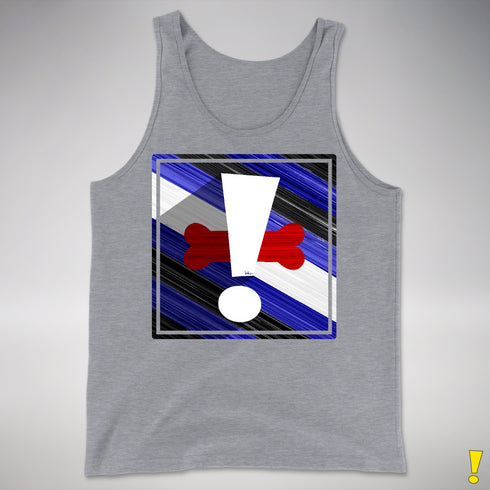 Puppy Pride Flag Exclamation Point Premium Tank Top